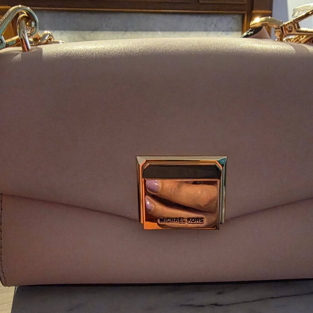 Like New Never Used Michael Kors Leather Crossbody Bag